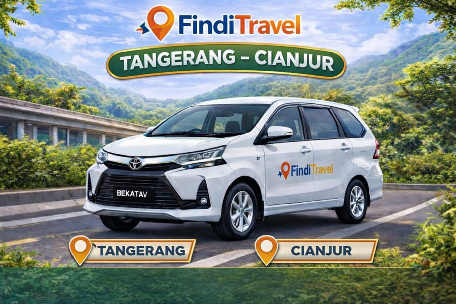 Travel Tanggerang Cianjur door to door nyaman dan aman